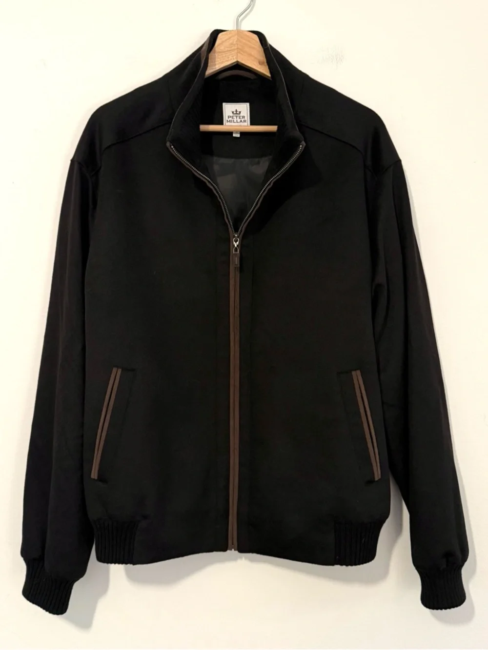 Peter Millar Crown Westport Wool & Cashmere Full Zip Jacket $495 MSRP